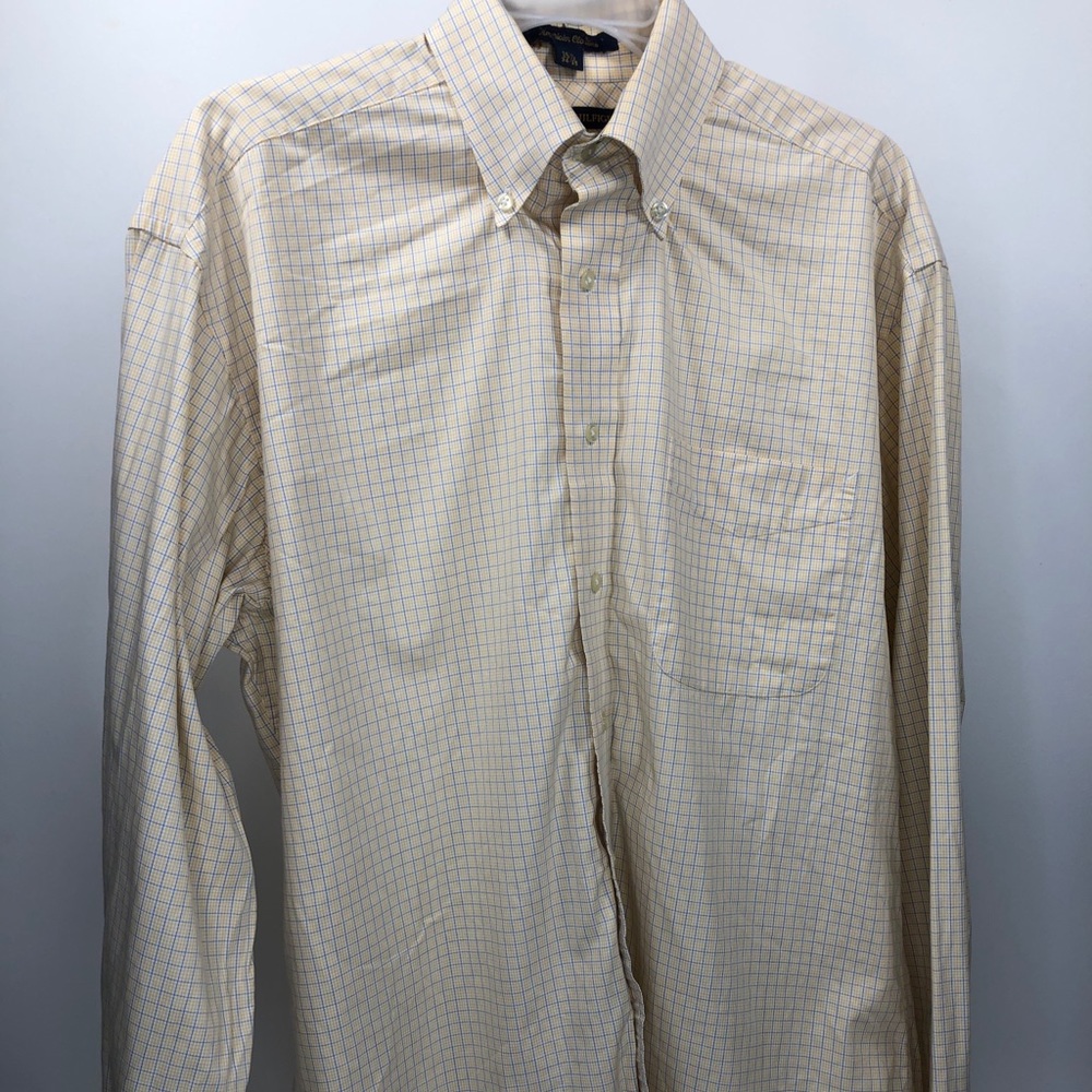 Tommy Hilfiger Checkered Button Down Dress Shirt